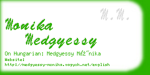 monika medgyessy business card